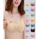 Maternity front open buckle non-marking large size nursing bra breastfeeding adjustable gathering postpartum thin section nursing bra underwear Maternity front open buckle non-marking large size nursing bra breastfeeding adjustable gathering postpartum thin section nursing bra underwear