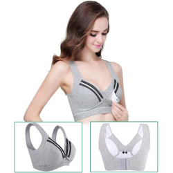 Women Seamless Nursing Bra, Soft Cotton Sleeping Maternity Breastfeeding Bra Pregnant Women Underwear