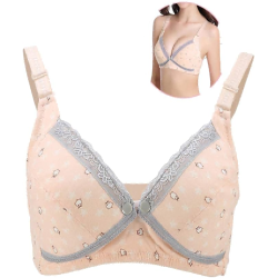Maternity Bra, Women Soft Cotton Pregnant Underwear Breastfeeding Nursing Bras