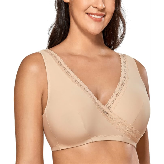 Women's Plus Size Sleep Nursing Bra Support Wireless Bralette Breastfeeding Women's Plus Size Sleep Nursing Bra Support Wireless Bralette Breastfeeding