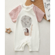 Baby clothes summer bamboo fiber short-sleeved romper newborn baby girl jumpsuit thin crawling clothes pajamas summer Baby clothes summer bamboo fiber short-sleeved romper newborn baby girl jumpsuit thin crawling clothes pajamas summer
