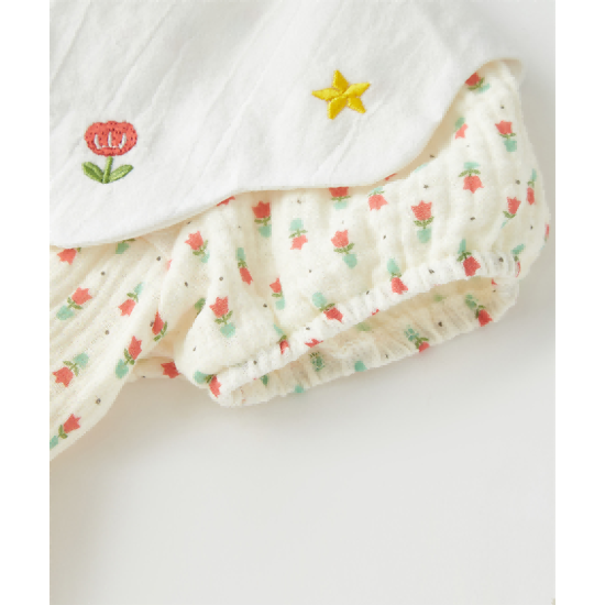 Baby cotton floral jumpsuit summer new style crawling clothes newborn baby girl thin fart clothes Baby cotton floral jumpsuit summer new style crawling clothes newborn baby girl thin fart clothes