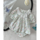 New summer baby girl floral baby shirt short sleeve + thin breathable shorts two-piece set New summer baby girl floral baby shirt short sleeve + thin breathable shorts two-piece set
