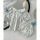 New summer baby girl floral baby shirt short sleeve + thin breathable shorts two-piece set New summer baby girl floral baby shirt short sleeve + thin breathable shorts two-piece set
