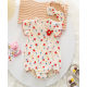 Infant summer short-sleeved one-piece new style baby girl fart clothes gauze cotton thin style Infant summer short-sleeved one-piece new style baby girl fart clothes gauze cotton thin style