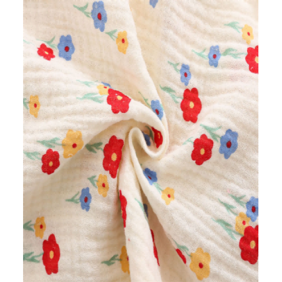 Infant summer short-sleeved one-piece new style baby girl fart clothes gauze cotton thin style Infant summer short-sleeved one-piece new style baby girl fart clothes gauze cotton thin style
