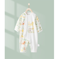 Newborn baby summer thin cotton jumpsuit
