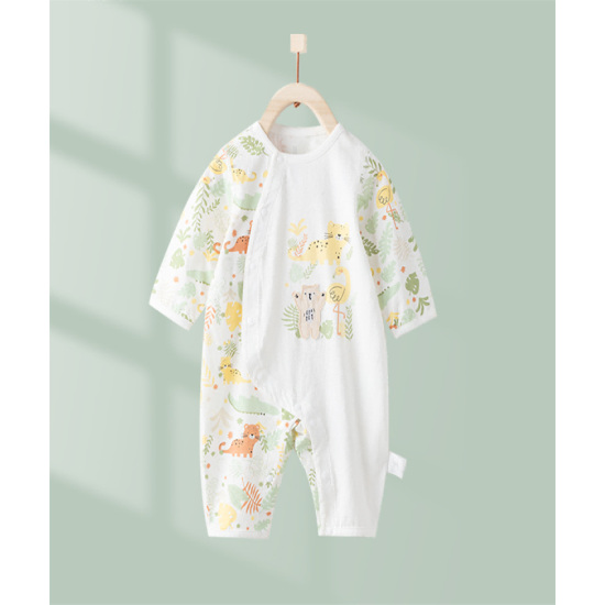 Newborn baby summer thin cotton jumpsuit Newborn baby summer thin cotton jumpsuit