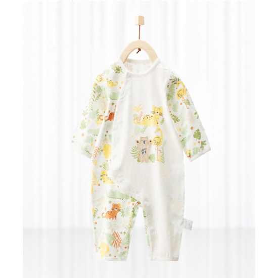 Newborn baby summer thin cotton jumpsuit Newborn baby summer thin cotton jumpsuit