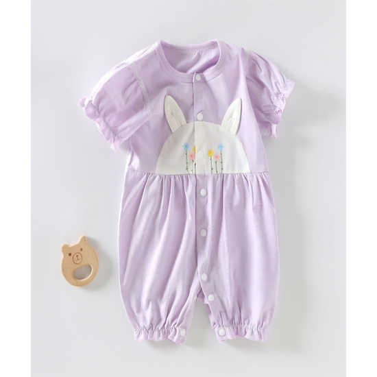 Baby girl jumpsuit short sleeve summer baby thin style outdoor breathable Baby girl jumpsuit short sleeve summer baby thin style outdoor breathable