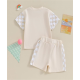 Baby Boy Summer Outfit Short Sleeve T-Shirt Tops Elastic Drawstring Shorts Set Baby Boys Clothes Baby Boy Summer Outfit Short Sleeve T-Shirt Tops Elastic Drawstring Shorts Set Baby Boys Clothes