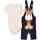 Baby Boy Clothes Newborn Outfits Stripe Romper Infant Cartoon Overall Adjustable Suspender Pants Set Baby Boy Clothes Newborn Outfits Stripe Romper Infant Cartoon Overall Adjustable Suspender Pants Set