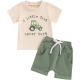 Baby Boy Summer Clothes Funny Letter T Shirt Elastic Waist Pockets Shorts Set 2 Piece Outfit Baby Boy Summer Clothes Funny Letter T Shirt Elastic Waist Pockets Shorts Set 2 Piece Outfit