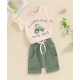 Baby Boy Summer Clothes Funny Letter T Shirt Elastic Waist Pockets Shorts Set 2 Piece Outfit Baby Boy Summer Clothes Funny Letter T Shirt Elastic Waist Pockets Shorts Set 2 Piece Outfit