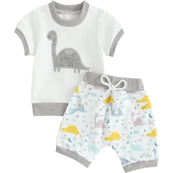 Boys Summer Outfits Mamas Boy Checkerboard Short Sleeve T-Shirts Tops and Elastic Waist Shorts Clothes Sets Boys Summer Outfits Mamas Boy Checkerboard Short Sleeve T-Shirts Tops and Elastic Waist Shorts Clothes Sets