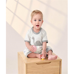 Boys Summer Outfits Mamas Boy Checkerboard Short Sleeve T-Shirts Tops and Elastic Waist Shorts Clothes Sets