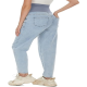 Women's Maternity Jeans Over Belly Comfy Stretch Boyfriend Jeans Denim Pregnancy Pants Women's Maternity Jeans Over Belly Comfy Stretch Boyfriend Jeans Denim Pregnancy Pants
