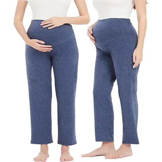 Women's Maternity Pants Casual Loose Wide/Straight Leg Comfy Palazzo Lounge Pant Pregnancy Versatile Trousers Women's Maternity Pants Casual Loose Wide/Straight Leg Comfy Palazzo Lounge Pant Pregnancy Versatile Trousers