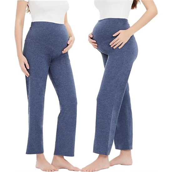 Women's Maternity Pants Casual Loose Wide/Straight Leg Comfy Palazzo Lounge Pant Pregnancy Versatile Trousers Women's Maternity Pants Casual Loose Wide/Straight Leg Comfy Palazzo Lounge Pant Pregnancy Versatile Trousers