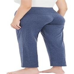 Women's Maternity Pants Casual Loose Wide/Straight Leg Comfy Palazzo Lounge Pant Pregnancy Versatile Trousers