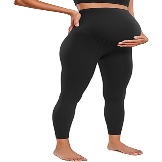 Womens Butterluxe Maternity Leggings Over The Belly 25" - Buttery Soft Workout Activewear Yoga Pregnancy Pants Womens Butterluxe Maternity Leggings Over The Belly 25" - Buttery Soft Workout Activewear Yoga Pregnancy Pants