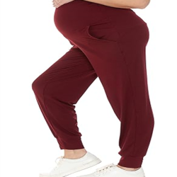 Maternity Pants for Women Over The Belly Pregnancy Joggers Casual Lounge Pants