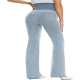 Women's Stretch Maternity Bootcut Jeans with Pockets Over The Belly Bell Bottoms Flare Denim Pants Pregnancy Clothes Women's Stretch Maternity Bootcut Jeans with Pockets Over The Belly Bell Bottoms Flare Denim Pants Pregnancy Clothes