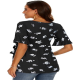 Women's Ruffle Maternity Shirts Tops Short Sleeve Wrap Tie Front Pregnancy Clothes Women's Ruffle Maternity Shirts Tops Short Sleeve Wrap Tie Front Pregnancy Clothes