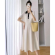 Maternity dress summer short-sleeved polo dress lapel maternity summer short-sleeved maternity dress Korean loose Maternity dress summer short-sleeved polo dress lapel maternity summer short-sleeved maternity dress Korean loose