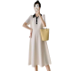 Maternity dress summer short-sleeved polo dress lapel maternity summer short-sleeved maternity dress Korean loose Maternity dress summer short-sleeved polo dress lapel maternity summer short-sleeved maternity dress Korean loose