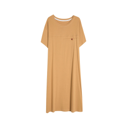 Maternity new short-sleeved T-shirt summer mid-length casual loose big yards hot mom dress tide mom