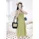 Maternity dress summer short-sleeved thin green false two-piece small loose Korean version of the fashionable hot mom Yanqi outing Maternity dress summer short-sleeved thin green false two-piece small loose Korean version of the fashionable hot mom Yanqi outing