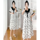 Maternity summer dress fashion doll collar splicing short-sleeved thin summer Mori floral maternity dress Zi Maternity summer dress fashion doll collar splicing short-sleeved thin summer Mori floral maternity dress Zi