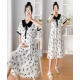 Maternity summer dress fashion doll collar splicing short-sleeved thin summer Mori floral maternity dress Zi Maternity summer dress fashion doll collar splicing short-sleeved thin summer Mori floral maternity dress Zi